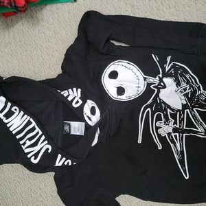 Nightmare Before Christmas Jack Skellington hoodie boys size M (7/8)
